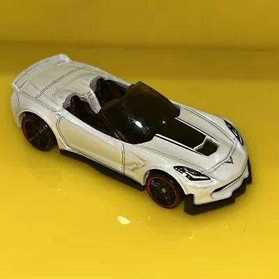 Buy Hot Wheels Factory Fresh -  Corvette C7 Z06  White Convertible, Torque 3/5, VGC • 1.80£
