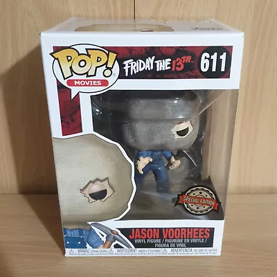 Buy FUNKO POP! VINYL FRIDAY THE 13th JASON VOORHEES SACK SPECIAL EDITION FIGURE #611 • 29.99£
