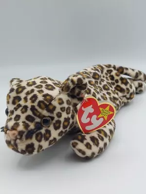 Buy Ty Beanie Babies Freckles The Leopard With Tags • 3.99£