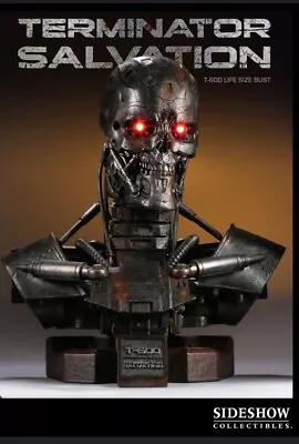 Buy Ultra Rare Sideshow Terminator - T-600 Life-size Bust 1:1 400012 New Sealed • 4,214.39£