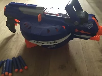 Buy Nerf Hail Fire Gun With 5 Mags • 8.90£