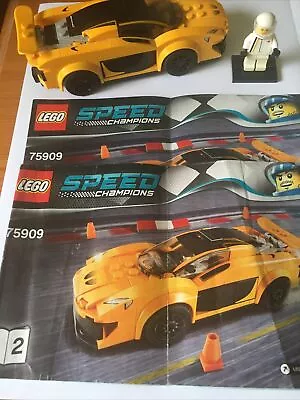 Buy LEGO SPEED CHAMPIONS 75909 MCLAREN P1  No Box • 12.99£