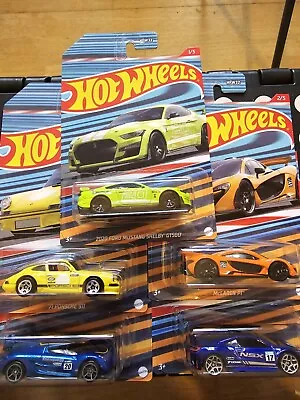 Buy Hot Wheels Racing Circuit Series Set Of 5 Porsche McLaren Diecast 1/64 Scale • 18£