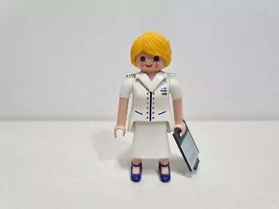 Buy Playmobil 9216 Stewardess Female Ship Cruise Commander Uniform • 2.92£