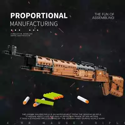 Buy 1028pcs Kar98K Sniper Rifle Model Building Blocks Set • 75£