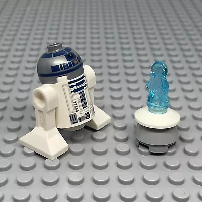 Buy Lego Star Wars Minifigures: R2-D2 SW0527 (2014) & Princess Leia Hologram • 8.99£