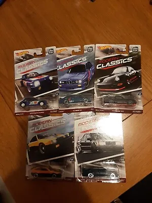 Buy 2017 Hot Wheels Premium Car Culture Modern Classics 1 Full Set Of 5 Rare M3 Crx • 199.99£