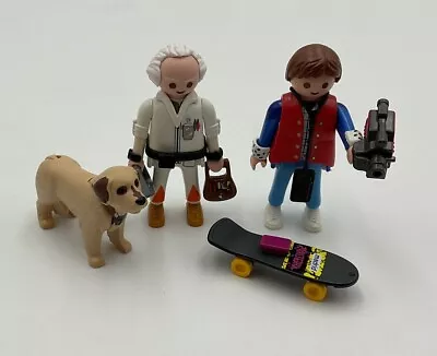 Buy Playmobil Back To The Future De Lorean - Marty Mcfly, Dr Emett Brown & Einstein • 10£