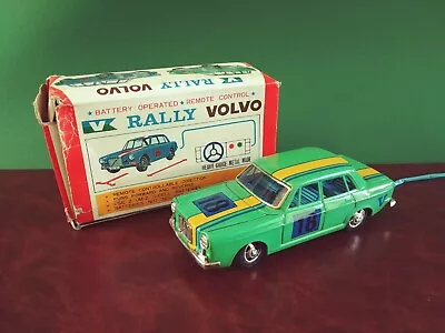 Buy Scarce Bandai Japan Tin Battery Rally Volvo Tinplate W/ Or. Box • 147.82£