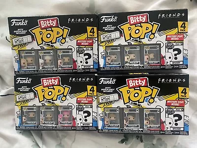 Buy Full Funko Bitty Pop Set X 4 /16 In Total  - Friends  4 Pack Mystery Pop • 22£