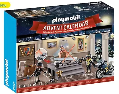 Buy NEW. Playmobil Advent Calendar Set Theft At The Museum. 102 Pieces.Age 4-10.BNIB • 10£