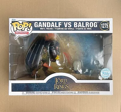 Buy Funko Pop The Lord Of The Rings Gandalf Vs Balrog Moment #1275 + Free Protector • 79.99£