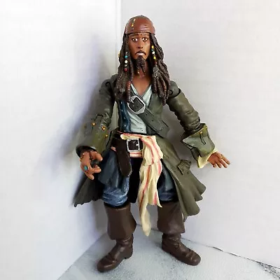 Buy Captain Jack Sparrow Figure Articulated Pirates Caribbean Figure • 4£