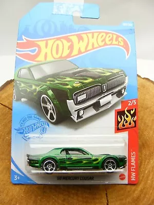 Buy Hot Wheels: '68 Mercury Cougar   HW Flames Long Card Mint  1:64 Scale      • 3.75£