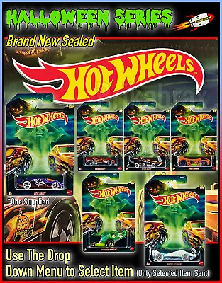 Buy Hot Wheels HALLOWEEN Die Cast Metal & Plastic Toy Cars (Select Item) New • 4.99£
