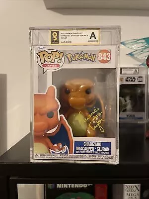 Buy Graded And Signed By Verónica Taylor Charizard Funko Pop • 300£