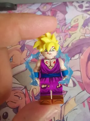 Buy Custom Design Minifig DragonBall Gohan SS2 • 20£