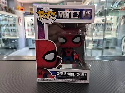 Buy Marvel What If? Zombie Hunter Spidey #945 Funko Pop! Fast Delivery • 9.99£