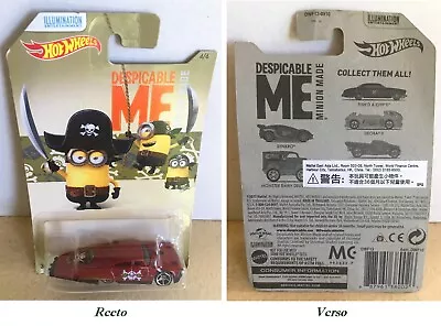 Buy 2017 Mattel Hot Wheels Despicable Me Slikt Back Minion Made 1/64th Approx # • 5.06£