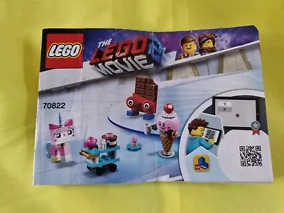 Buy The Lego Movie 70822, Unikitty's Sweetest Friends Ever INSTRUCTION MANUAL ONLY • 0.99£