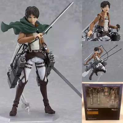 Buy Anime  Attack On Titan Eren Jaeger Figma203 PVC Action Figure Collection Toy • 25.19£