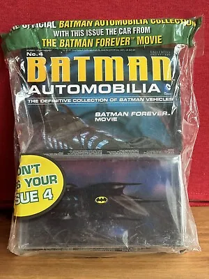 Buy Eaglemoss Batman Automobilia No.4 BATMAN FOREVER MOVIE . New And Sealed In Bag • 6.50£