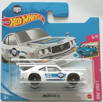 Buy Hot Wheels 2021 Mazda Rx-3, White, Short Card . • 3.99£