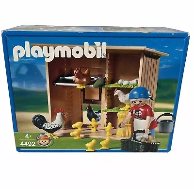 Buy Playmobil 4492 Chicken Coop Pen Farm Accessories New In Box Playset • 19.79£