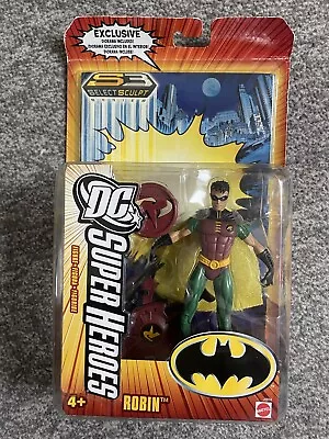 Buy D.C. Superheroes S3 Select Sculpt Robin Action Figure Mattel 2006 New • 20£