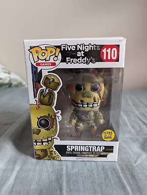 Buy Springtrap (Glow In The Dark) Five Nights At Freddy's Funko Pop No. 110 • 74.99£
