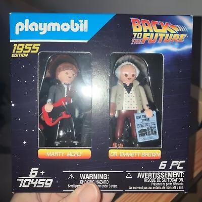 Buy Playmobil 70459 6pcs Back To The Future Marty McFly & Doc Brown 1955 Edition New • 10.99£
