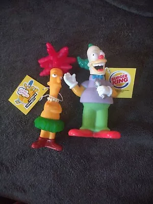 Buy Burger King Simpsons Toys, Rusty The Clown And Sideshow Bob, Both With Tags  • 15£