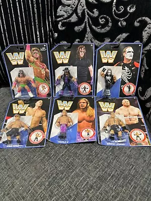 Buy Job Lot Of Hasbro Style WWE Figures On Card Boxed - Cena, Brock, HHH, Taker Etc • 79.99£