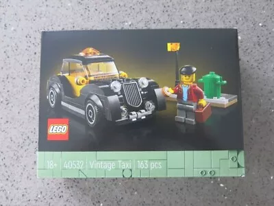 Buy LEGO Icons: Vintage Taxi (40532) - Brand New Sealed • 22.50£