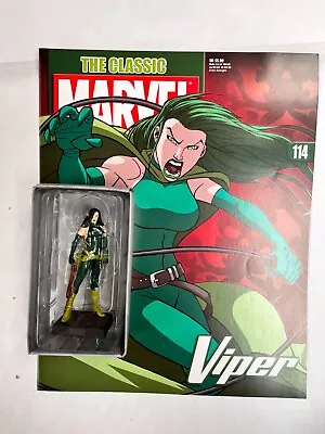 Buy The Classic Marvel Figurine Collection Issue 114 Viper Eaglemoss Figure & Mag • 9.99£