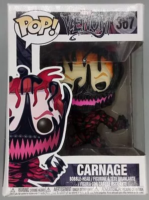 Buy Funko POP #367 Carnage (Cletus Kasady) - Marvel Venom - Damaged Box + Protector • 17.99£