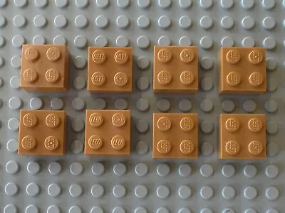 Buy 8 X LEGO Medium Nougat Brick 2 X 2 Ref 3003 Set 10734 41379 10272 21114 21125  • 2.01£