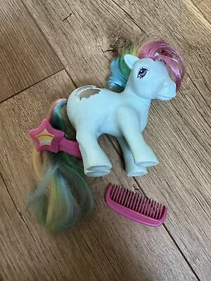 Buy Vintage Hasbro My Little Pony G1 Rainbow Sunlight 1983 With Comb And Star Brush • 10£