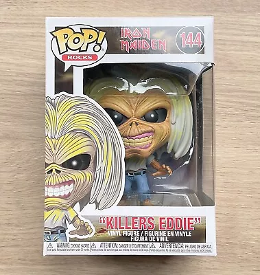 Buy Funko Pop Rocks Iron Maiden Killers Eddie #144 + Free Protector • 24.99£