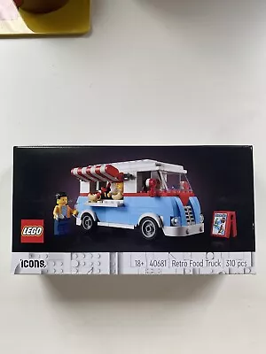 Buy Brand New Vip Exclusive Promo Only Lego Icons 40681 Retro Food Truck Set Sealed • 26.99£