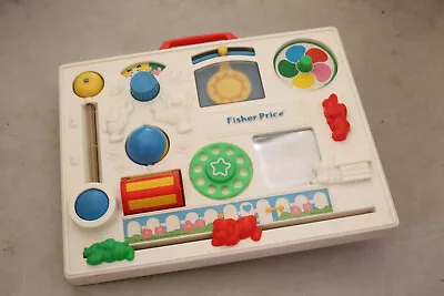 Buy Antique Fisher Price Activity Center Activity & Awakening Board With Attachment • 15.17£