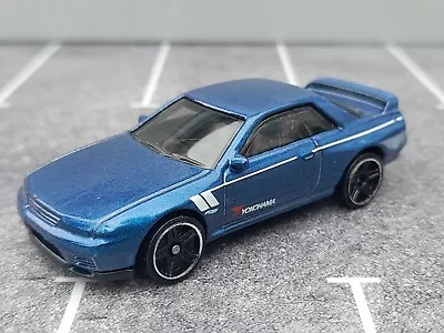 Buy Hot Wheels Nissan Skyline GT-R (BNR32) Blue New Loose  HW Nissan Series 2019 • 5.99£