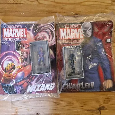 Buy The Classic Marvel Figurine Collection The Wizard 170 & Chameleon 116 Bundle • 10£