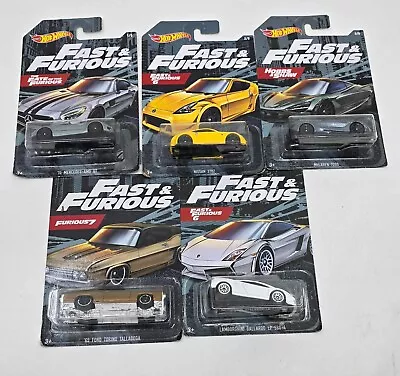 Buy Hot Wheels Fast And Furious Set X5  Fate Of The Furious • 29.99£
