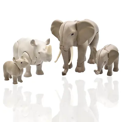 Buy Playmobil Wild Life Zoo Animal Park Wwf Ngorongoro Elephant Rhino Baby A20 • 4.09£