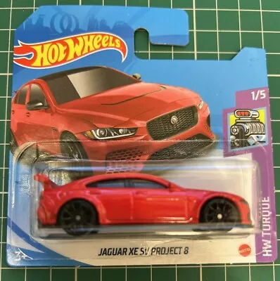 Buy Hot Wheels Jaguar XE SV Project 8 Red HW Torque Number 85 New And Unopened • 19.99£