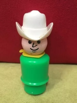 Buy Vintage Fisher Price Little People Cowboy 1970’s • 3.50£