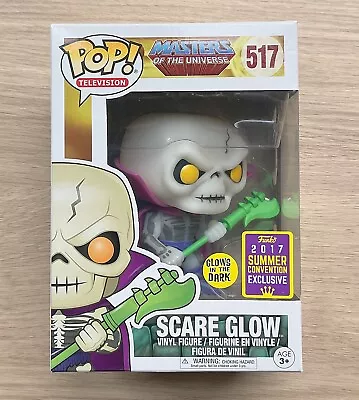 Buy Funko Pop Masters Of The Universe Scare Glow GITD SDCC #517 + Free Protector • 159.99£