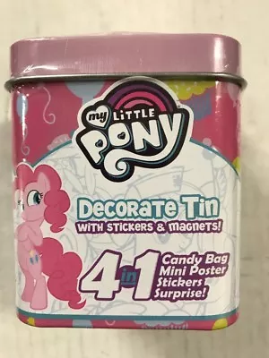 Buy My Little Pony Decorative Tin, Set Of All 4; Stickers, Candy And More Inside • 12.80£