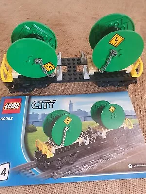 Buy LEGO® City Railroad 60052 Wagon With 2 Cable Drums Incl. Construction Instructions  • 28.32£